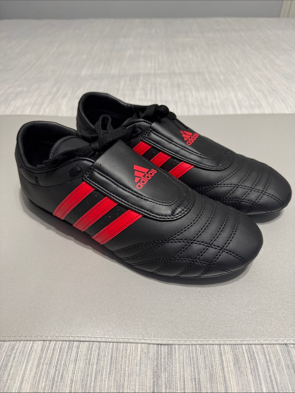 adidas SM-II Taekwondo Martial Arts Shoes Black Red Men’s 10.5